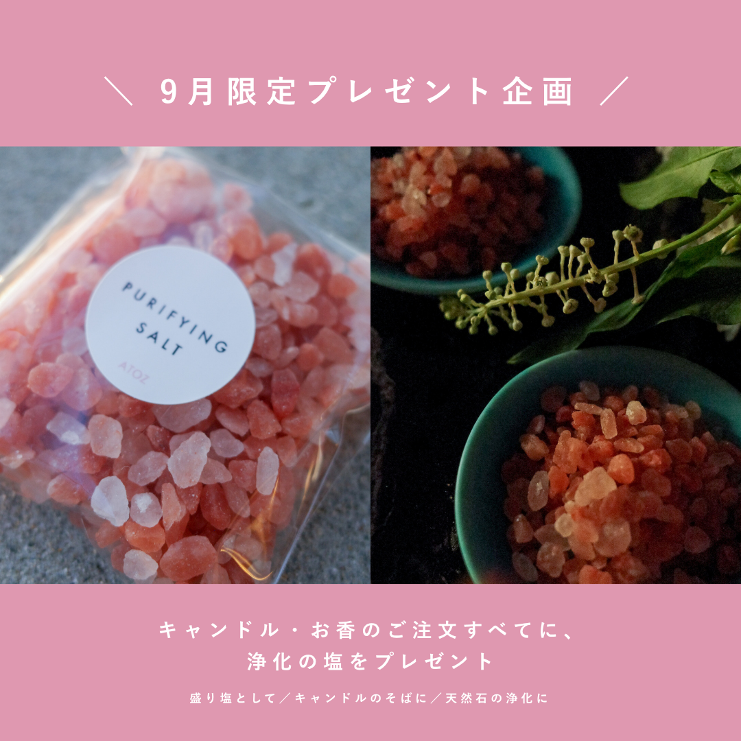 【9月限定】浄化の塩をプレゼント