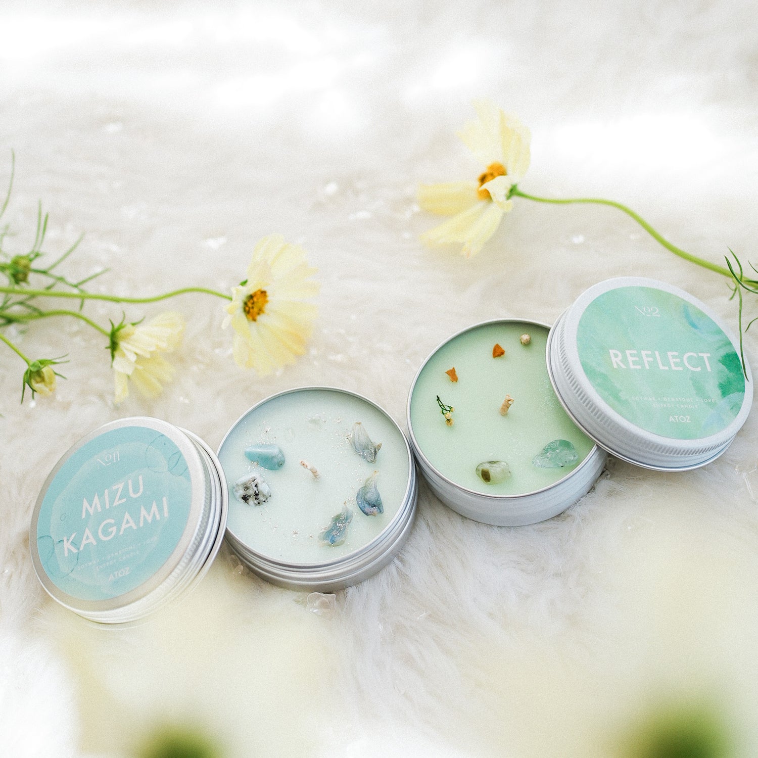 内なる調和のキャンドルセット