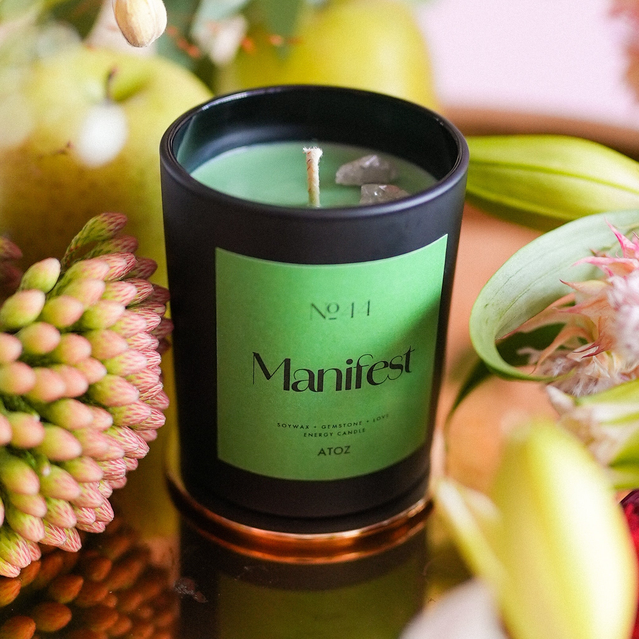 【Unperfect】NO.44 MANIFEST エナジーキャンドル Green edition